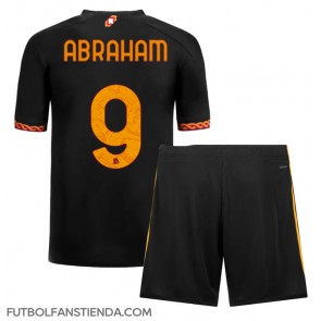 AS Roma Tammy Abraham #9 Tercera Equipación Niños 2023-24 Manga Corta (+ Pantalones cortos)